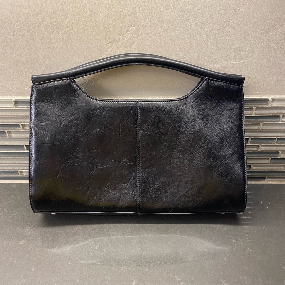 HOBO International Elegant Black Leather Handbag